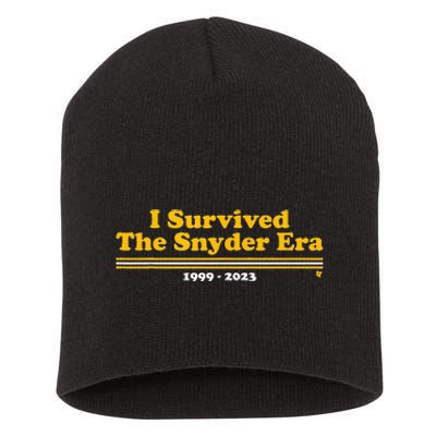 I Survived The Snyder Era Short Acrylic Beanie