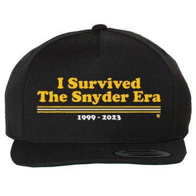 I Survived The Snyder Era Wool Snapback Cap