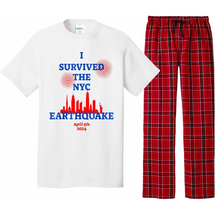 I Survived The Nyc Earthquake Pajama Set