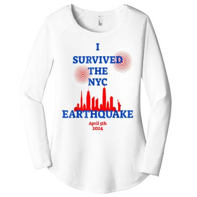 I Survived The Nyc Earthquake Women's Perfect Tri Tunic Long Sleeve Shirt