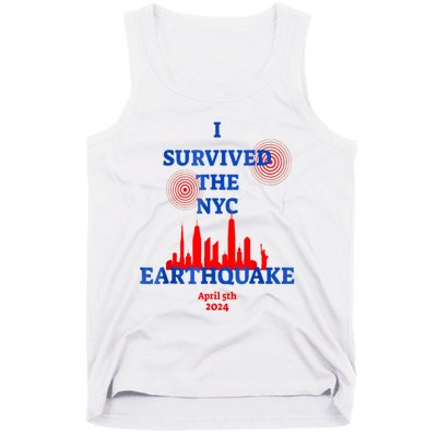 I Survived The Nyc Earthquake Tank Top