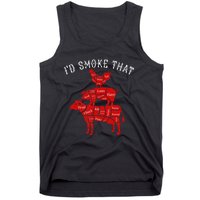 ID Smoke That Barbecue Grilling Bbq Smoker Tank Top