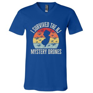 I Survived The New Jersey Mystery Drones V-Neck T-Shirt