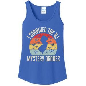 I Survived The New Jersey Mystery Drones Ladies Essential Tank