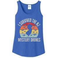 I Survived The New Jersey Mystery Drones Ladies Essential Tank