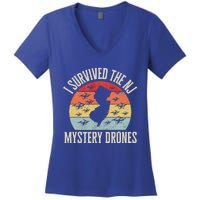 I Survived The New Jersey Mystery Drones Women's V-Neck T-Shirt