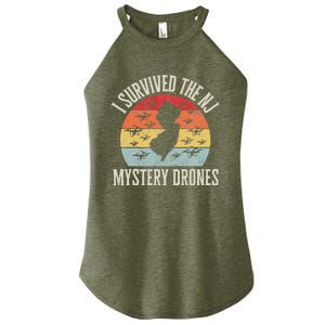 I Survived The New Jersey Mystery Drones Women's Perfect Tri Rocker Tank