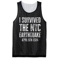 I Survived The Nyc Earthquake In April 5th 2024 Mesh Reversible Basketball Jersey Tank