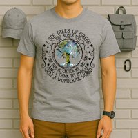 I See Trees Of Green Red Roses Too What A Wonderful World T-Shirt