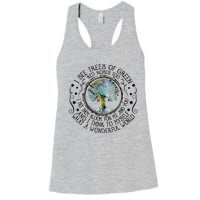 I See Trees Of Green Red Roses Too What A Wonderful World Women's Racerback Tank