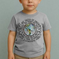 I See Trees Of Green Red Roses Too What A Wonderful World Toddler T-Shirt