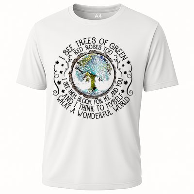 I See Trees Of Green Red Roses Too What A Wonderful World Performance Shirt