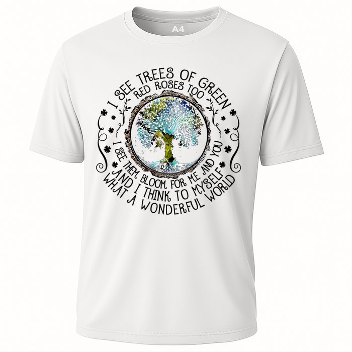 I See Trees Of Green Red Roses Too What A Wonderful World Performance Shirt