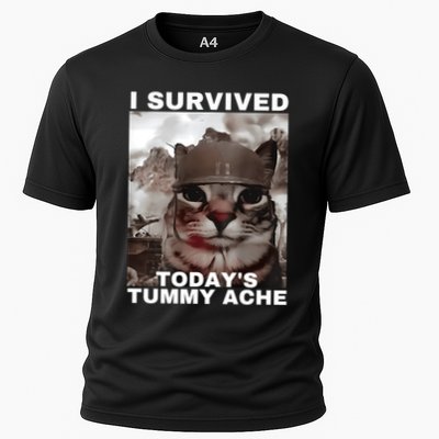 I Survived Todays Tummy Ache Performance Shirt