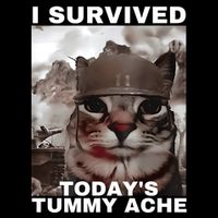 I Survived Todays Tummy Ache Cooling Performance Crew T-Shirt