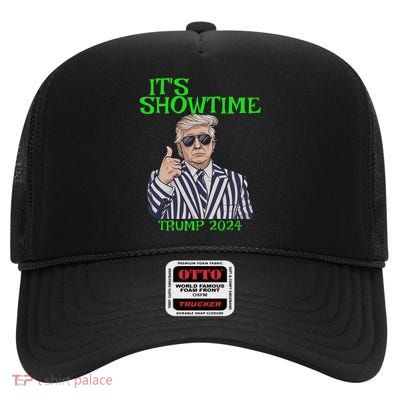 ItS Showtime Trump 2024 High Crown Mesh Back Trucker Hat
