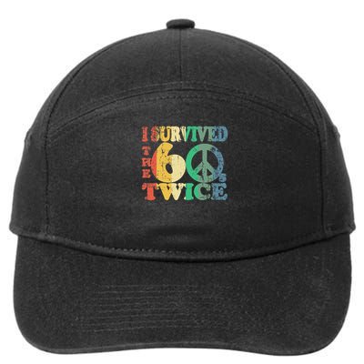 I Survived The Sixties 60s Twice 7-Panel Snapback Hat