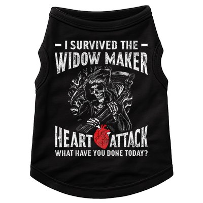 I Survived The Widow Maker Heart Attack Heart Disease Doggie Tank