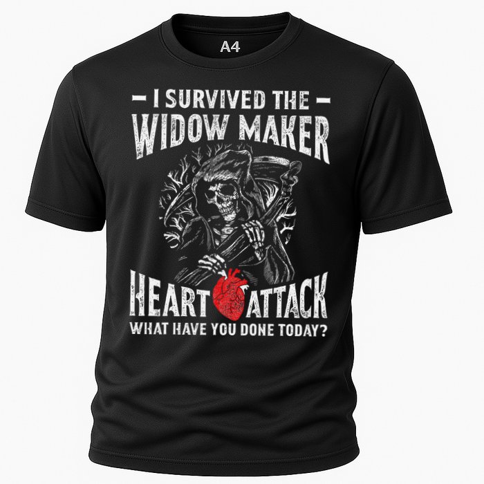 I Survived The Widow Maker Heart Attack Heart Disease Performance Shirt