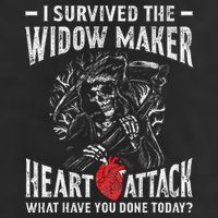 I Survived The Widow Maker Heart Attack Heart Disease Tumbler