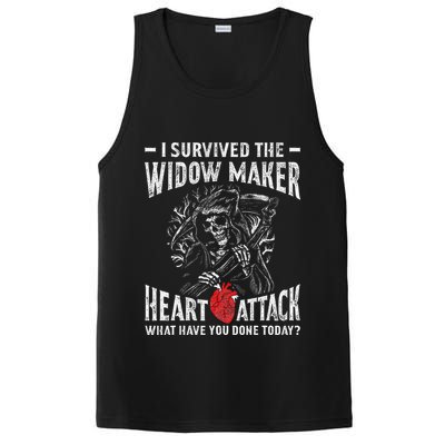 I Survived The Widow Maker Heart Attack Heart Disease PosiCharge Competitor Tank