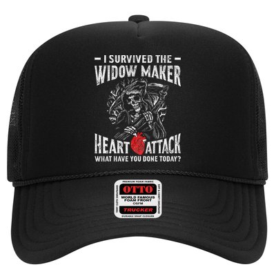 I Survived The Widow Maker Heart Attack Heart Disease Trucker Hat