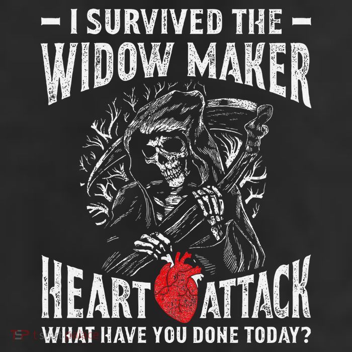 I Survived The Widow Maker Heart Attack Heart Disease Trucker Hat