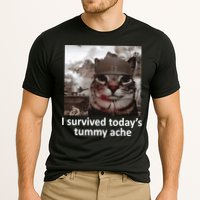 I Survived TodayS Tummy Ache Cooling Performance Crew T-Shirt