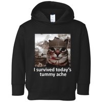 I Survived TodayS Tummy Ache Toddler Hoodie