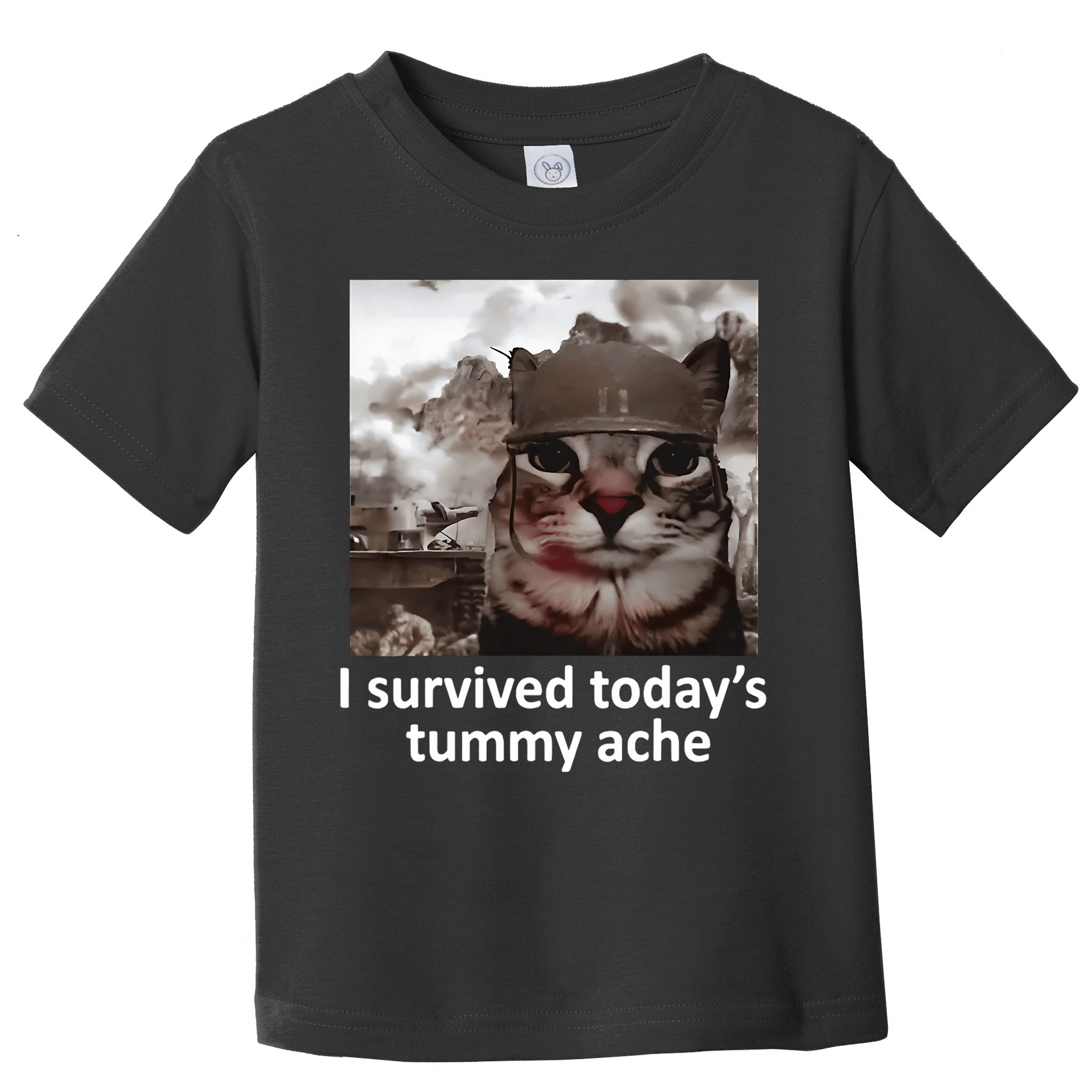 I Survived TodayS Tummy Ache Toddler T-Shirt