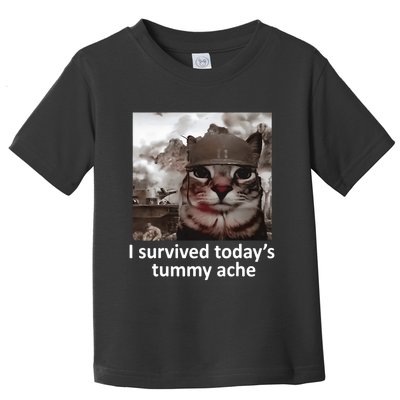 I Survived TodayS Tummy Ache Toddler T-Shirt