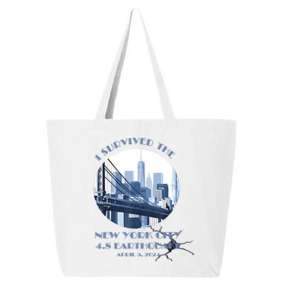 I Survived The New York Earthquake Survivor April 5 2024 25L Jumbo Tote