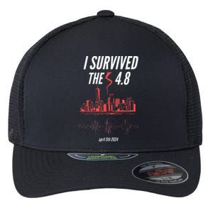 I Survived The 4.8 Earthquake April 5th 2024 Flexfit Unipanel Trucker Cap