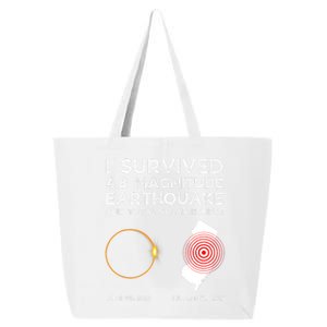 I Survived The Nj Earthquake And The Total Solar Eclipse 25L Jumbo Tote