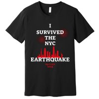 I Survived The Nyc Earthquake 2024 Premium T-Shirt