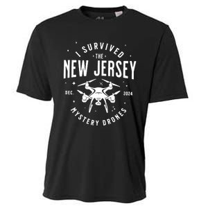 I Survived The New Jersey Nj Mystery Drones Ufo Uap Cooling Performance Crew T-Shirt