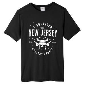 I Survived The New Jersey Nj Mystery Drones Ufo Uap Tall Fusion ChromaSoft Performance T-Shirt