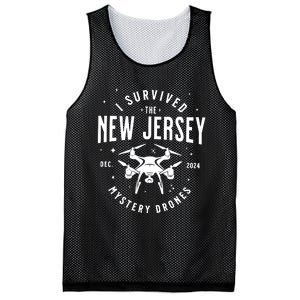 I Survived The New Jersey Nj Mystery Drones Ufo Uap Mesh Reversible Basketball Jersey Tank