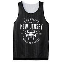 I Survived The New Jersey Nj Mystery Drones Ufo Uap Mesh Reversible Basketball Jersey Tank