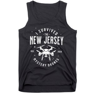 I Survived The New Jersey Nj Mystery Drones Ufo Uap Tank Top