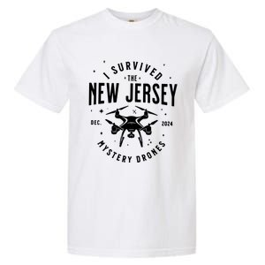 I Survived The New Jersey Nj Mystery Drones Ufo Uap Garment-Dyed Heavyweight T-Shirt