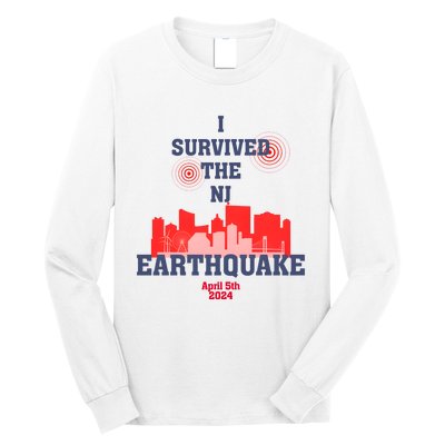 I Survived The Nj Earthquake And The Total Solar Eclipse Long Sleeve Shirt