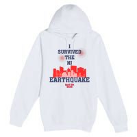 I Survived The Nj Earthquake And The Total Solar Eclipse Premium Pullover Hoodie