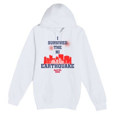 I Survived The Nj Earthquake And The Total Solar Eclipse Premium Pullover Hoodie