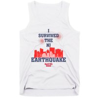 I Survived The Nj Earthquake And The Total Solar Eclipse Tank Top