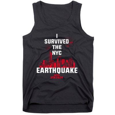 I Survived The Nyc Earthquake 2024 Tank Top