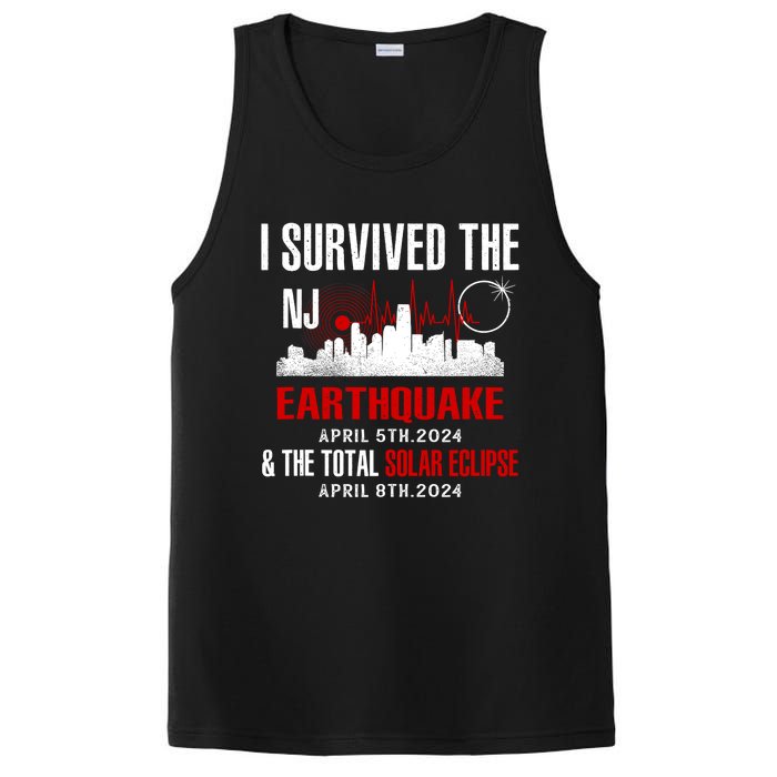 I Survived The Nj Earthquake And The Total Solar Eclipse PosiCharge Competitor Tank