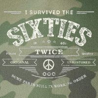 I Survived The Sixties Twice Built In 60s 70th 60th Birthday Legacy Tie Dye Trucker Hat