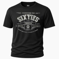 I Survived The Sixties Twice Built In 60s 70th 60th Birthday Performance Shirt