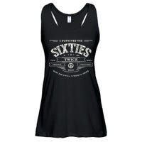 I Survived The Sixties Twice Built In 60s 70th 60th Birthday Ladies Essential Flowy Tank